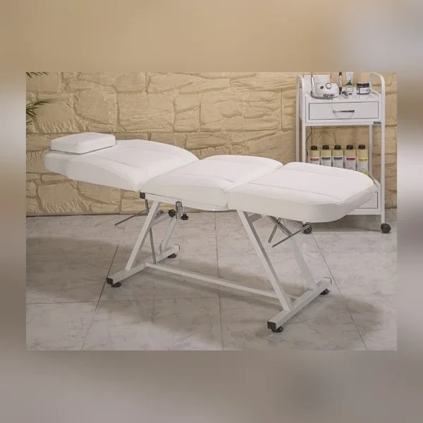 Koza Sırt ve Ayak Kısmı Hareketli Koltuk | Beyaz Koza Sırt ve Ayak Kısmı Hareketli Koltuk | Beyaz